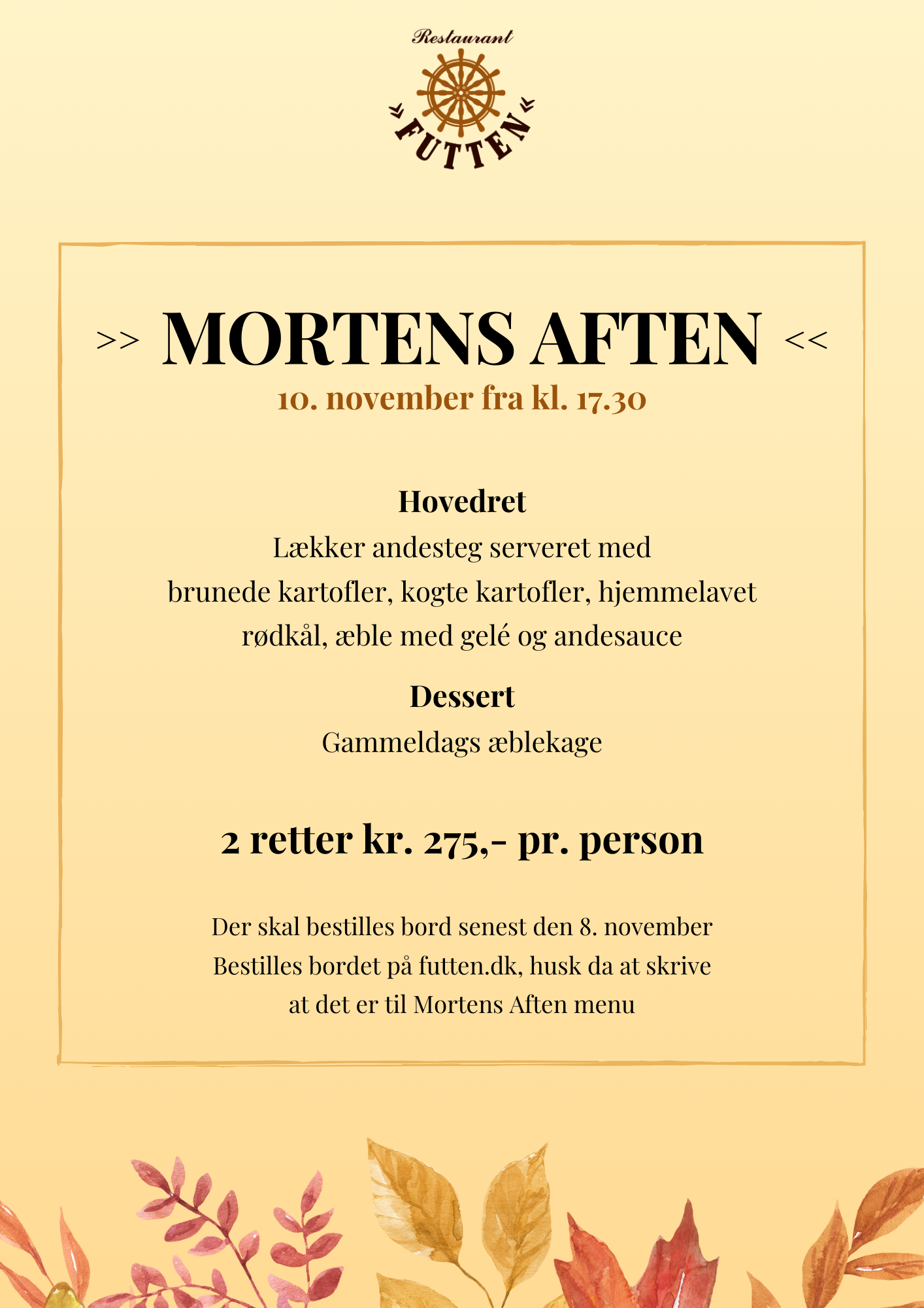 Mortens Aften Futten